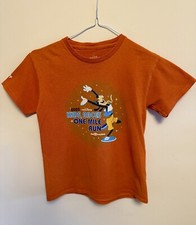 Disney Kids Races Shirt Youth Medium Orange Run Disney Graphic 2020 One Mile Run