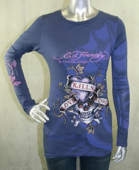 women ed hardy t shirt
