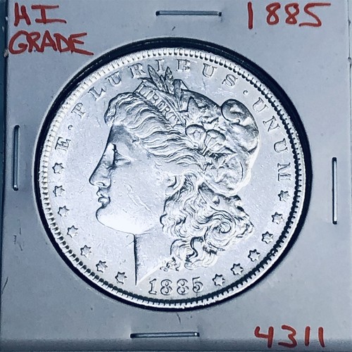 1885 MORGAN SILVER DOLLAR HI GRADE GENUINE U.S. MINT RARE COIN 4311