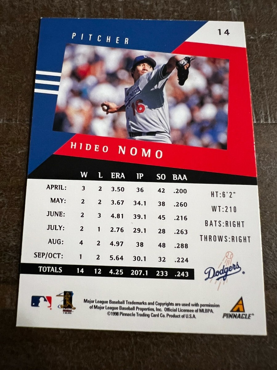 1998 Pinnacle Performers #14 Hideo Nomo (G6) | eBay