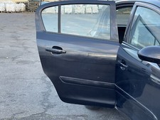 Opel Corsa D 5 türig Tür Türer hinten rechts Schwarz Z20R Saphirschwarz Original