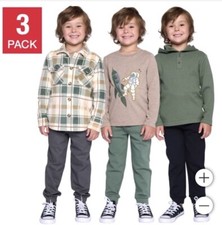 Pekkle Kids' 3-pack Long Sleeve Top size 4T/5T NWT