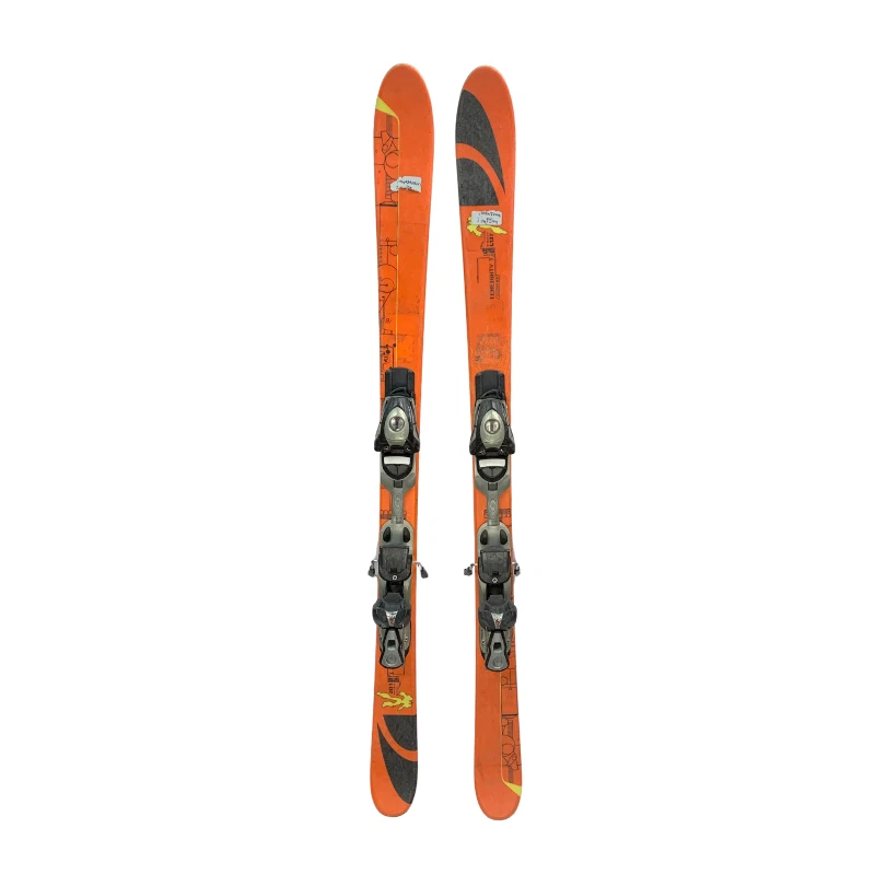 USED Salomon Ten-eighty Skis - Included kids twin tip skis 129 cm | eBay