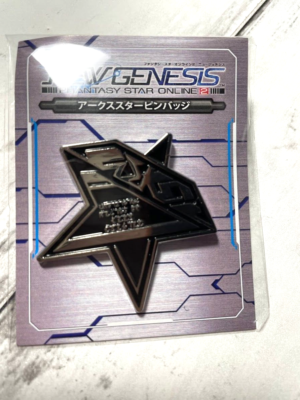 PSO2 NGS ARCS Star Pin Badge Phantasy Star Online New Genesis Pins