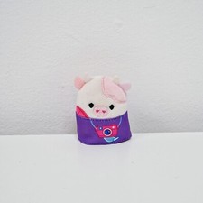 Squishville Squishmallows Pink Caedyn The Cow 2” With Accessory