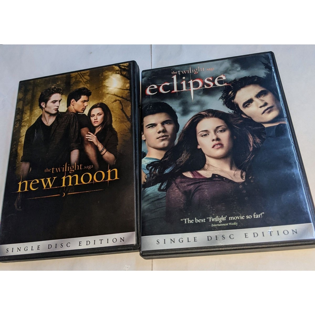 The Twilight Saga DVD Movie Set- New Moon Eclipse