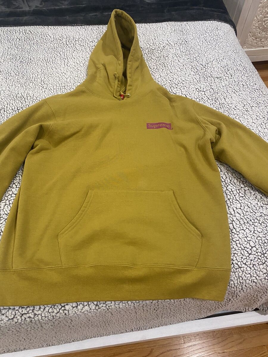 Supreme Box Logo Hoodie Sz. L Rare Wheat/Pink Worn 1x | eBay Supreme Box Logo Hoodie Sz. L Rare Wheat/Pink Worn 1x | eBay