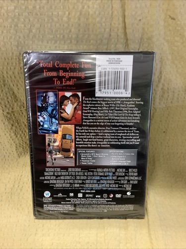Armageddon DVD (Bruce Willis) (Brand New / Sealed) - Picture 4 of 4