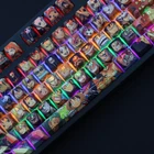 Anime ONE PIECE PBT Transparent Keycaps Cherry MX for Mechanical Keyboard 108