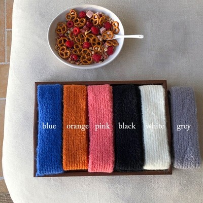 Punk Long Scarf Knitting Neckwrap Decorative Neck Warmer Women Accessories