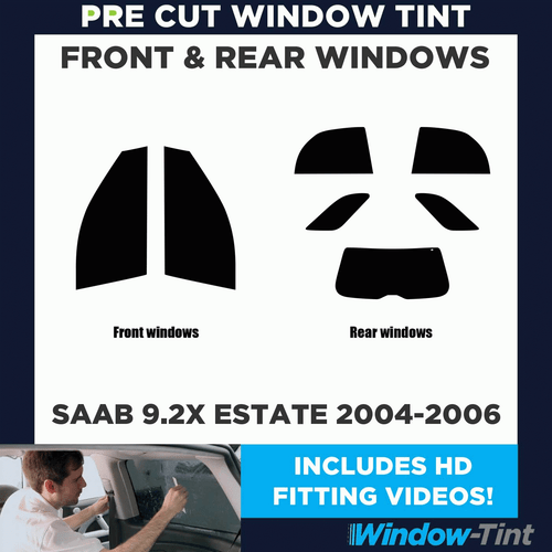 For SAAB 9.2X Estate 2004-06 Full Pre Cut Window Tint Kit Front & Rear Film Film - Picture 2 of 10