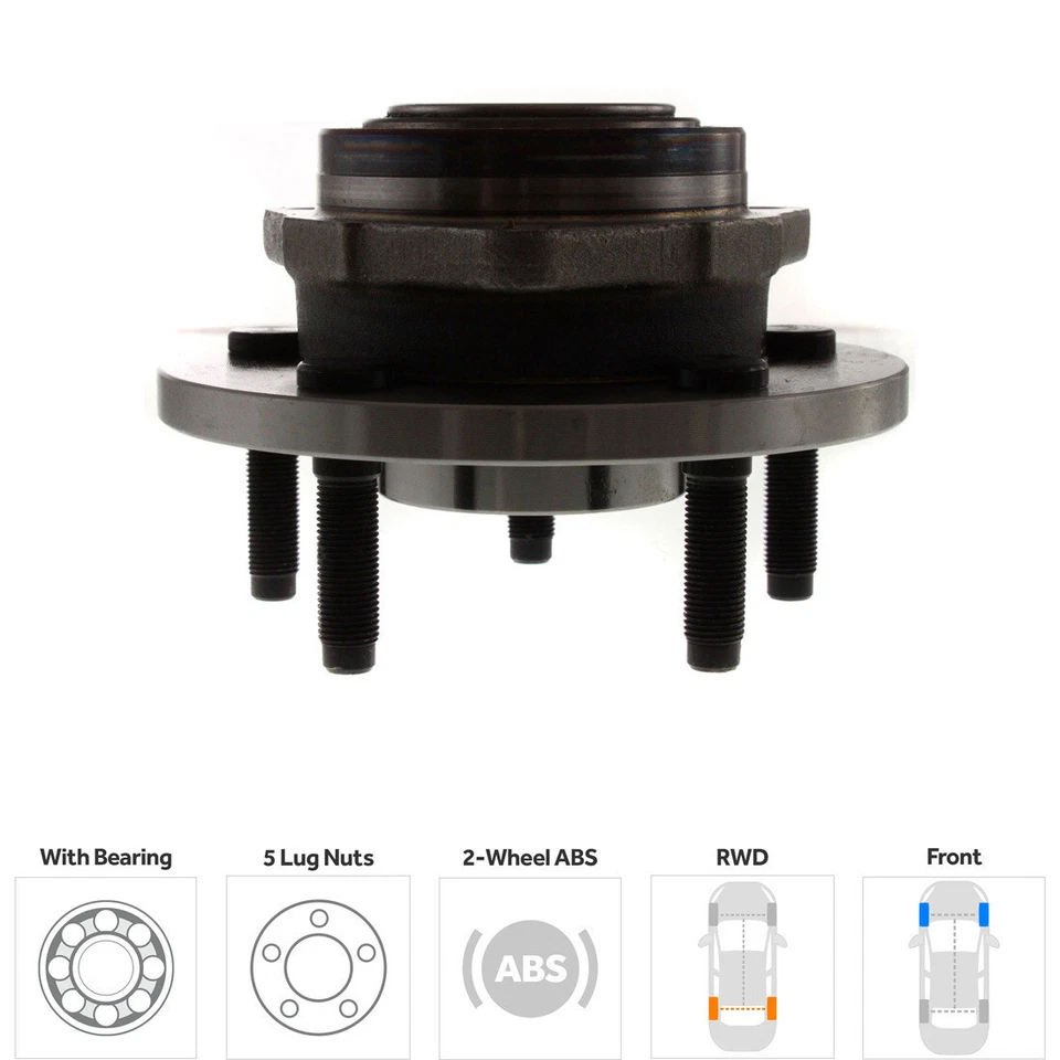 Kit de buje de rueda para Dodge Dakota Mitsubishi Raider 2005-2010 Foto 2 de 4