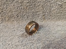 1987 Kennedy Half Dollars size 9 coin ring Handmade mixed metals