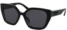 PRADA PR 24XS Black/Grey Polarized 1AB-5Z1 Sunglasses
