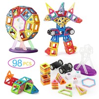 Glonova 98 Pcs Magnetic Blocks For Boys Girls Magnet Tiles Kit With Vivid Cle... on sale Glonova 98 Pcs Magnetic Blocks For Boys Girls Magnet Tiles Kit With Vivid Cle... on sale