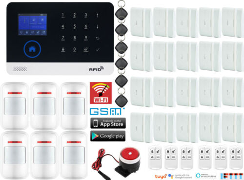 D21 WiFi Tuya APP Wireless Kits Home Security Alarm Burglar System+Alexa+Google - Foto 18 di 18