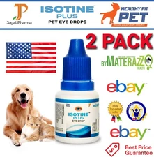 Eye Drops FRESH NEW Animals 2 OFFICIAL USA Vision Care Glaucoma Cataract Macular