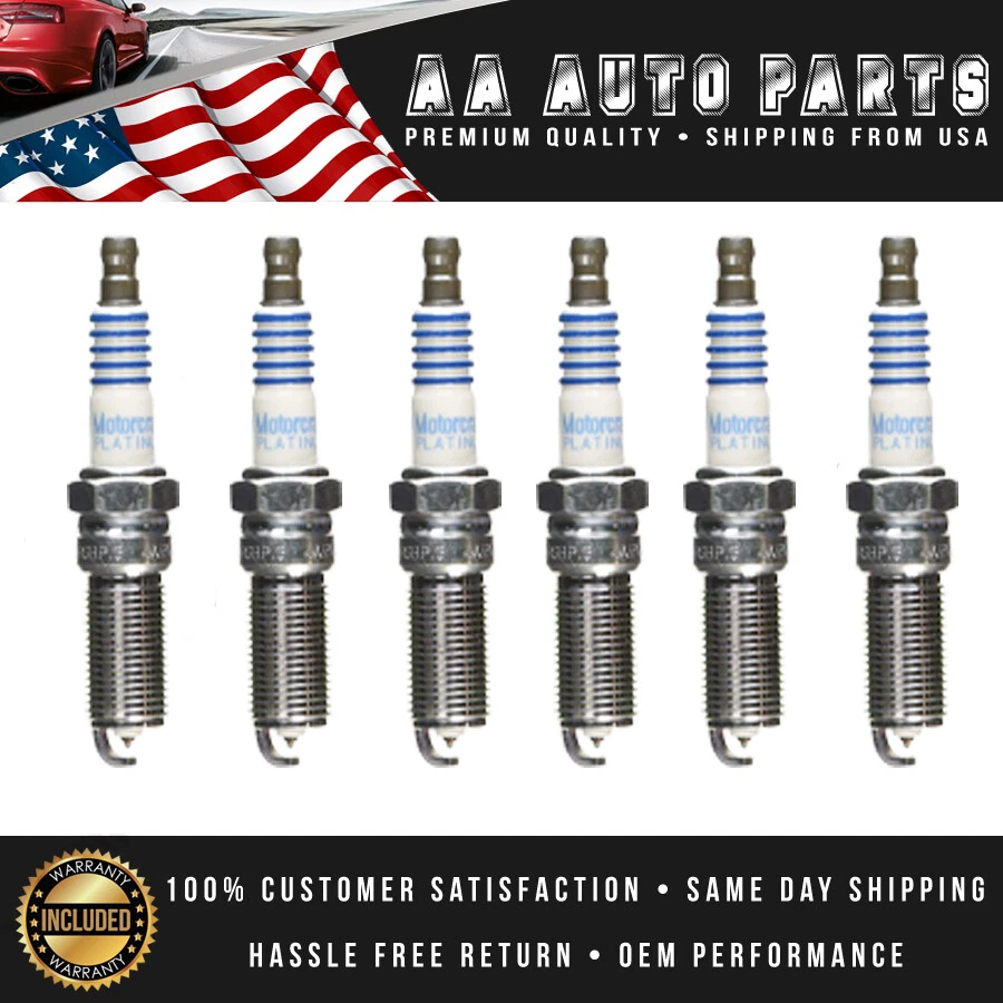6pcs Motorcraft Platinum Spark Plug for 2011-2018 Ford Edge V6 3.5L SP520 - Image 2 of 3