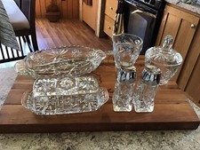Vintage Anchor Hocking 8 Pieces / Serving Set
