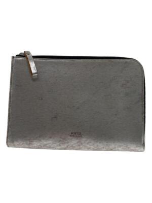PORTER / FOLI/フォイルクラッチバッグ/レザー/SLV/195-01340 Porter Foli/Foil Clutch Bag/Leather/Slv/195-01340 limited from