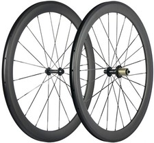 700C 50mm Road Bike Carbon Wheelset 25mm U Shape Clincher Carbon Wheels UD Matte