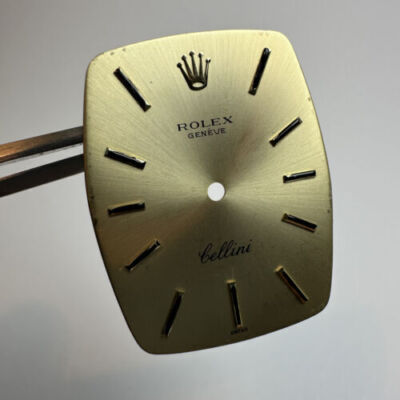 Rolex Cellini Rectangulare Shape Dial Vintage Used Champagne