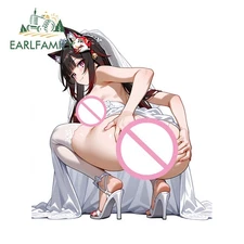 EARLFAMILY 5.1" Sparkle Car Sticker Surfboard Host Artistic Luggage Glass Decal