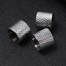  4 Stück E-Bass-Gitarre Lautstärkeregler Metall Dome-Regler Zubehör für