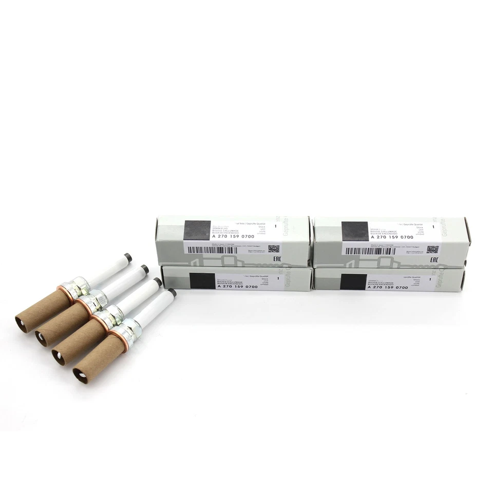 4PCS Spark Plugs OEM A2701590700 For Gla250 C253 W205 R172 C117 E300 Foto 3 de 4
