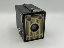 Kodak Six-20 Brownie Junior Box Camera Art Deco Not Tested Cottage Core