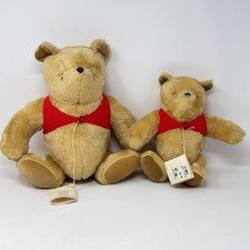 Vintage Winnie the Pooh Plush 14"  10" Jointed Gabrielle Designs Disney Lot