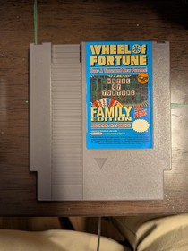 GameTek Wheel of Fortune Family Edition (Nintendo NES, 1990) Game CIB Complete