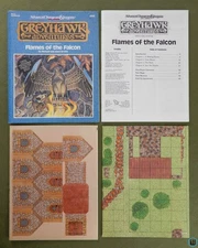 Flames of the Falcon (Advanced Dungeons Dragons Greyhawk WGA3) UNPUNCHED  TSR