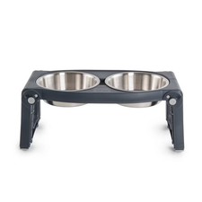 Dexas Adjustable Height Stainless Steel Dog Bowl Dexas Adjustable Height Stainless Steel Dog Bowl