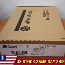 Allen Bradley 1746-OB16 SER D SLC 500 PLC Output Module US Free Tax
