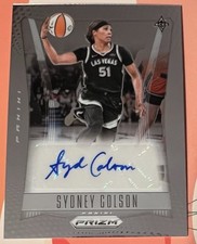 2024 Prizm WNBA Throwback Signatures Sydney Colson Aces #TB-SYC (AU)