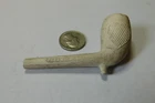 MASONIC PIPE BOWL WITH SOME STEM WITH HEART & T W
