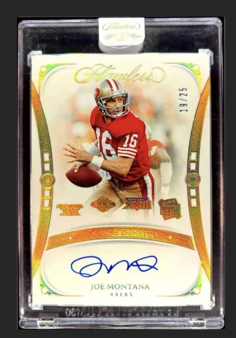 Joe Montana Football Trading Cards Autographed for sale | eBay