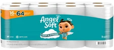 LQQK! 👀 Angel Soft Toilet Paper, 16 Mega Rolls = 64 Regular Rolls NEW!!!