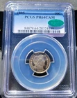 1895 BARBER 10 Cent PCGS PR64CAM. CAC APPROVED. Nicely Toned Reflective Fields