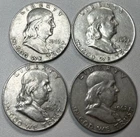 🔥 Great Buy - 50C Franklin Half Dollars - 90% Silver-