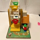 Vintage 1966 Fisher Price Little People Play Family Ferris Wheel #969