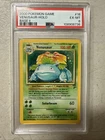 PSA 6 EX-MT Venusaur 18/130 Base Set 2 Holo Rare WoTC Pokémon Trading CG 2000