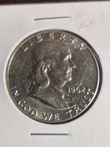 1962 Franklin D Half Dollar  -  90% Silver circulated