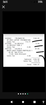 HP Envy 17.3'' Laptop Intel Core I7, 12GB 1TB