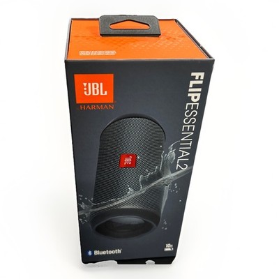 JBL Flip Essential 2 Portable Waterproof Wireless Bluetooth Speaker, Black