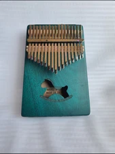 Wooden Kalimba 17 Key Thumb Piano, Used Model #W-17T NO TUNING THUMB