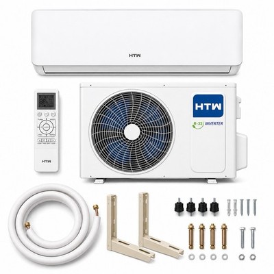 Split Klimaanlage 12000BTU HTW IX75B-35 Komplettset Klimagerät Heizen A++ WLAN