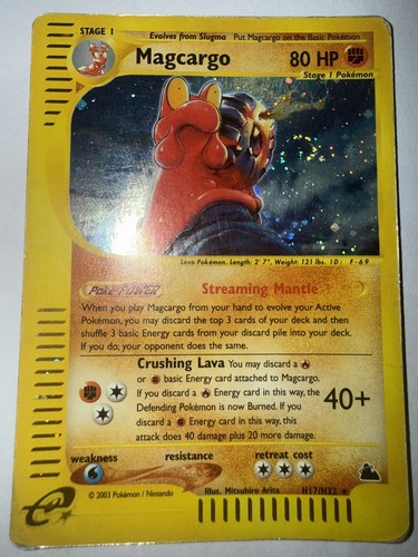 Magcargo H17/H32 Skyridge Holo Rare Vintage Pokemon TCG WOTC HP