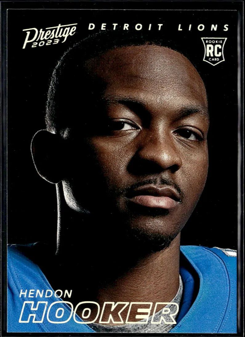 Hendon Hooker 2023 Prestige Portraits SSP CASE HIT Rookie RC Detroit Lions